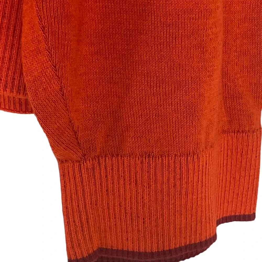 Bobby Jones Mens Orange Long Sleeve‎ Crew Neck Sweater 100% Pima Cotton XXL